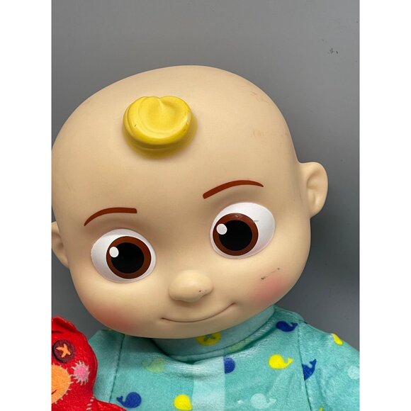 Cocomelon Musical Bedtime JJ Doll with Plush Tummy Roto Head 2022 12" talks READ - Picture 2 of 7